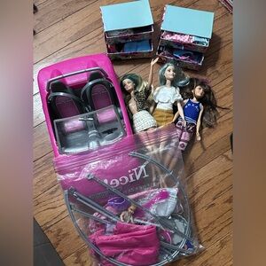 Barbie Doll lot with tons of Accessories and Car